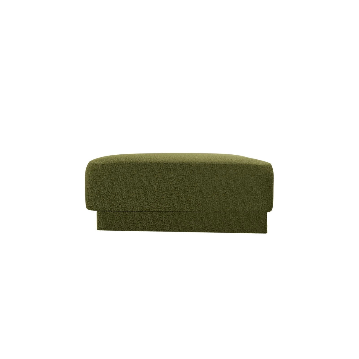 Miley Pouf aus Boucle in Dunkles olivgrün (Baloo 2090), 88x79 cm von Micadoni – Bild 4