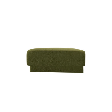 Miley Pouf aus Boucle in Dunkles olivgrün (Baloo 2090), 88x79 cm von Micadoni – Bild 4