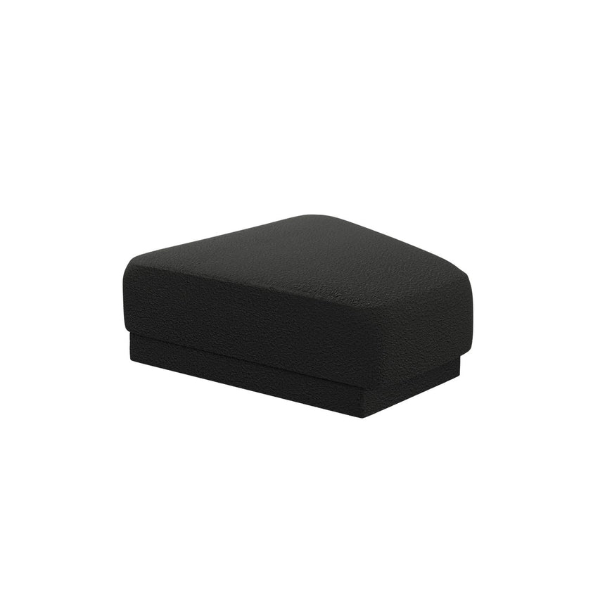 Miley Pouf aus Boucle in Schwarz (Baloo 2082), 88x79 cm von Micadoni – Bild 1
