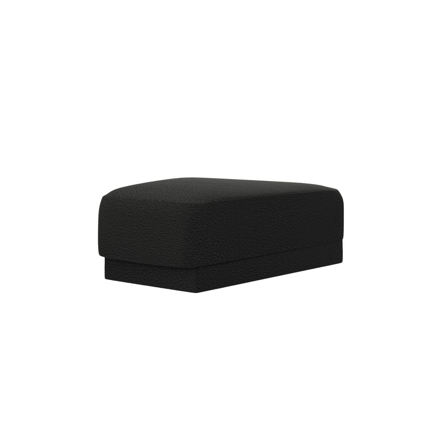 Miley Pouf aus Boucle in Schwarz (Baloo 2082), 88x79 cm von Micadoni – Bild 3
