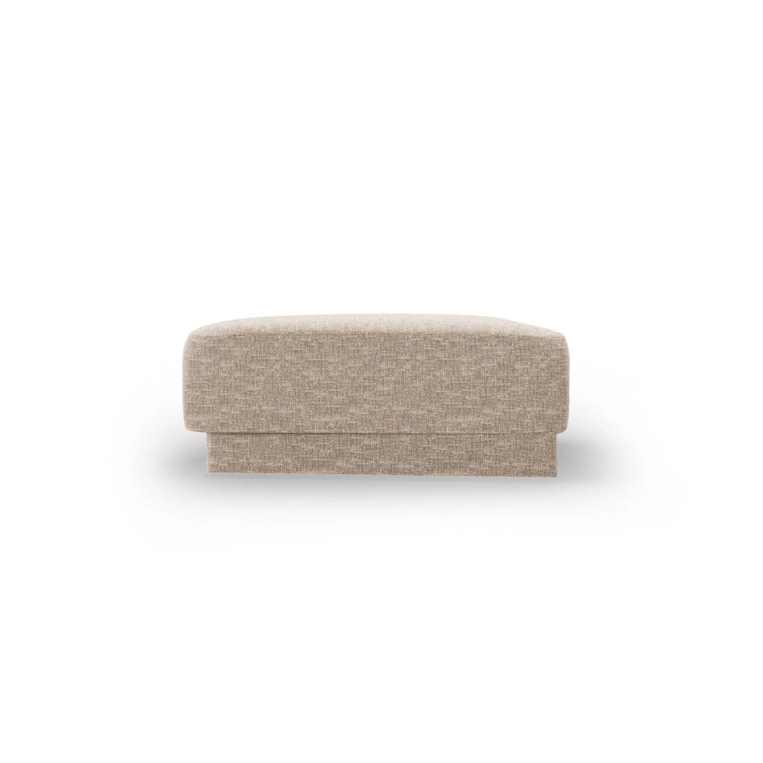 Miley Pouf aus Chenille in Beige (Eden 3 Cream), 88x79 cm von Micadoni – Bild 4