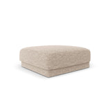Miley Pouf aus Chenille in Beige (Eden 3 Cream), 90x90 cm von Micadoni – Bild 3
