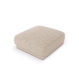 Miley Pouf aus Chenille in Beige (Eden 3 Cream), 90x90 cm von Micadoni – Bild 4
