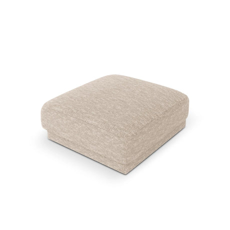 Miley Pouf aus Chenille in Beige (Eden 3 Cream), 90x90 cm von Micadoni – Bild 4