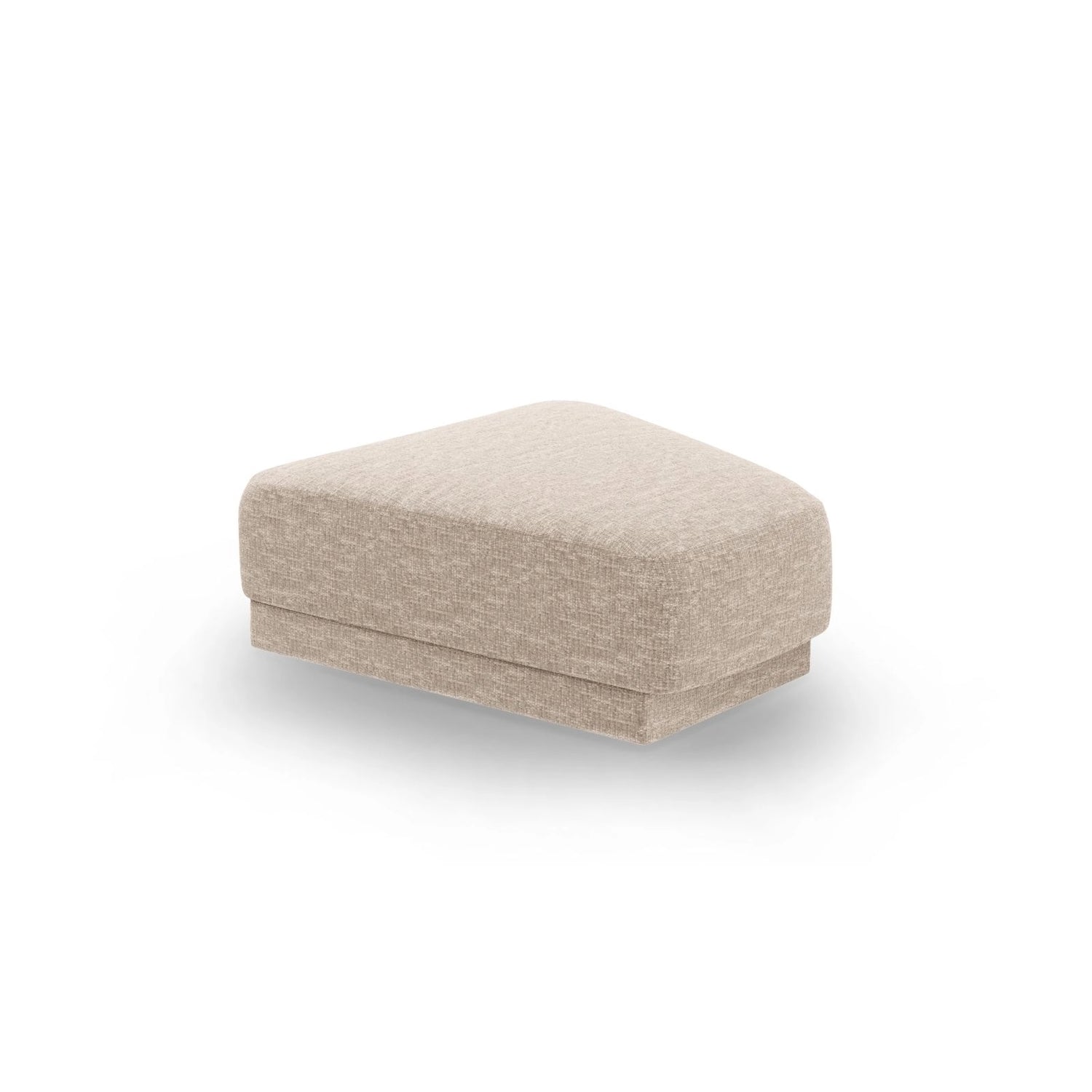 Miley Pouf aus Chenille in Beige (Haga 30), 88x79 cm von Micadoni – Bild 1