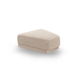 Miley Pouf aus Chenille in Beige (Haga 30), 88x79 cm von Micadoni – Bild 1