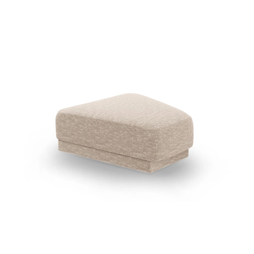 Miley Pouf aus Chenille in Beige (Haga 30), 88x79 cm von Micadoni – Bild 1