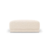 Miley Pouf aus Chenille in Elfenbein (Eden 1 Ivory), 90x90 cm von Micadoni – Bild 1