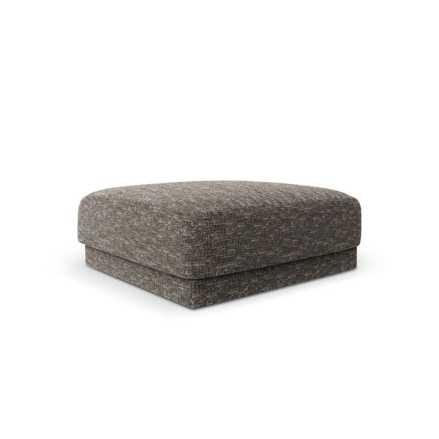Miley Pouf aus Chenille in Grau (Haga 16), 90x90 cm von Micadoni – Bild 3