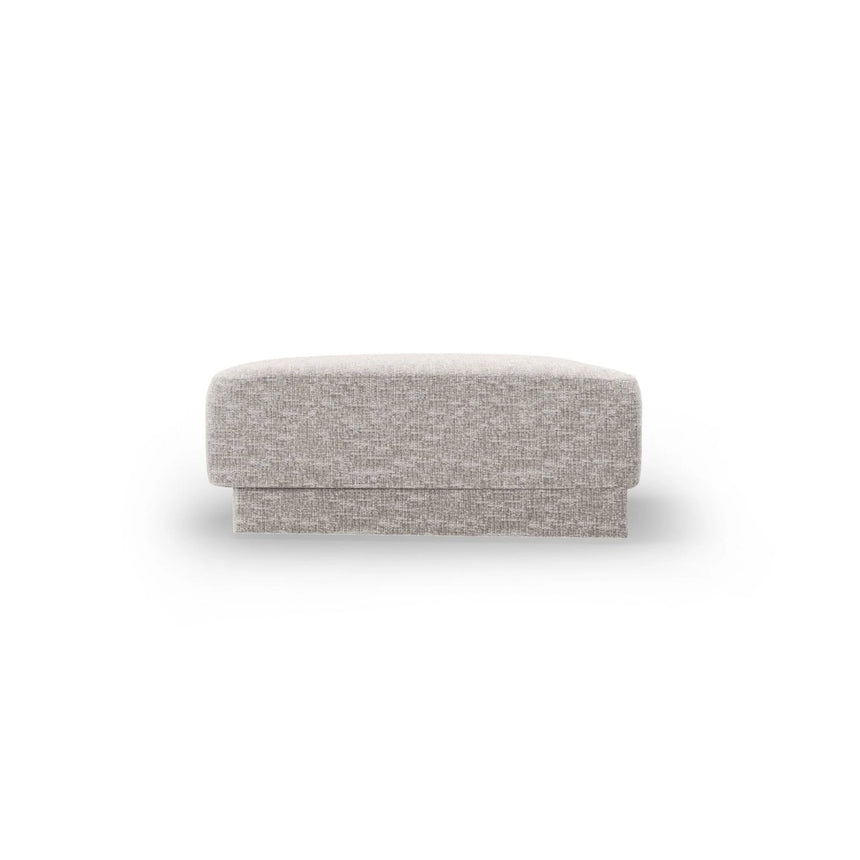 Miley Pouf aus Chenille in Hellgrau (Haga 06), 88x79 cm von Micadoni – Bild 4