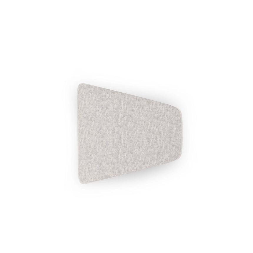 Miley Pouf aus Chenille in Hellgrau (Haga 06), 88x79 cm von Micadoni – Bild 5