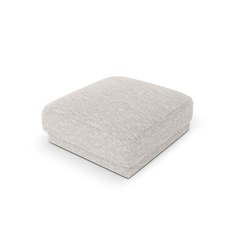 Miley Pouf aus Chenille in Hellgrau (Haga 06), 90x90 cm von Micadoni – Bild 4