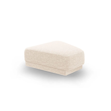 Miley Pouf aus Chenille in Leichtes Beige (Haga 23), 88x79 cm von Micadoni – Bild 1