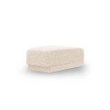 Miley Pouf aus Chenille in Leichtes Beige (Haga 23), 88x79 cm von Micadoni – Bild 3