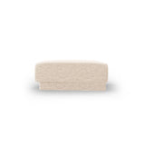 Miley Pouf aus Chenille in Leichtes Beige (Haga 23), 88x79 cm von Micadoni – Bild 4