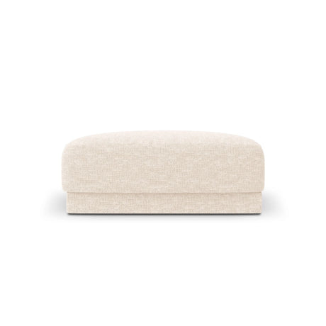 Miley Pouf aus Chenille in Leichtes Beige (Haga 23), 90x90 cm von Micadoni – Bild 1