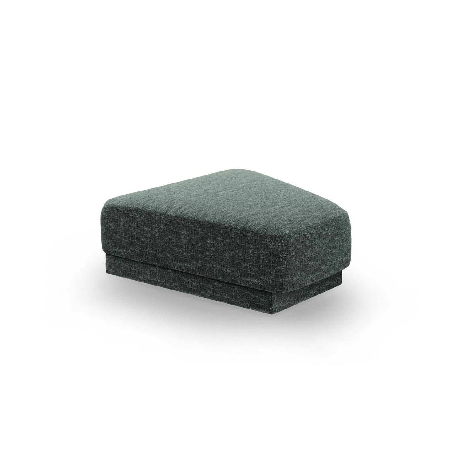 Miley Pouf aus Chenille in Petrol (Haga 78), 88x79 cm von Micadoni – Bild 1