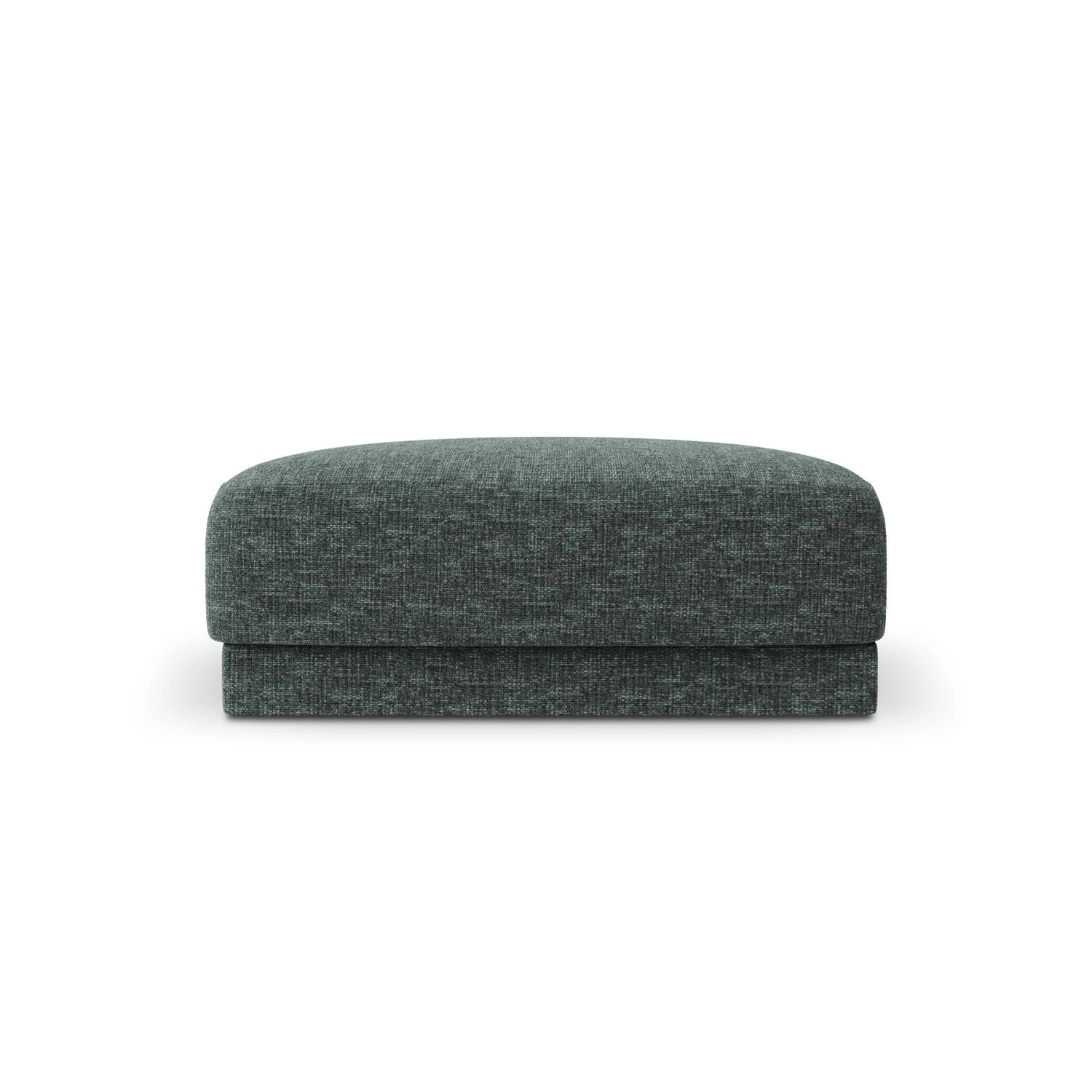 Miley Pouf aus Chenille in Petrol (Haga 78), 90x90 cm von Micadoni – Bild 1
