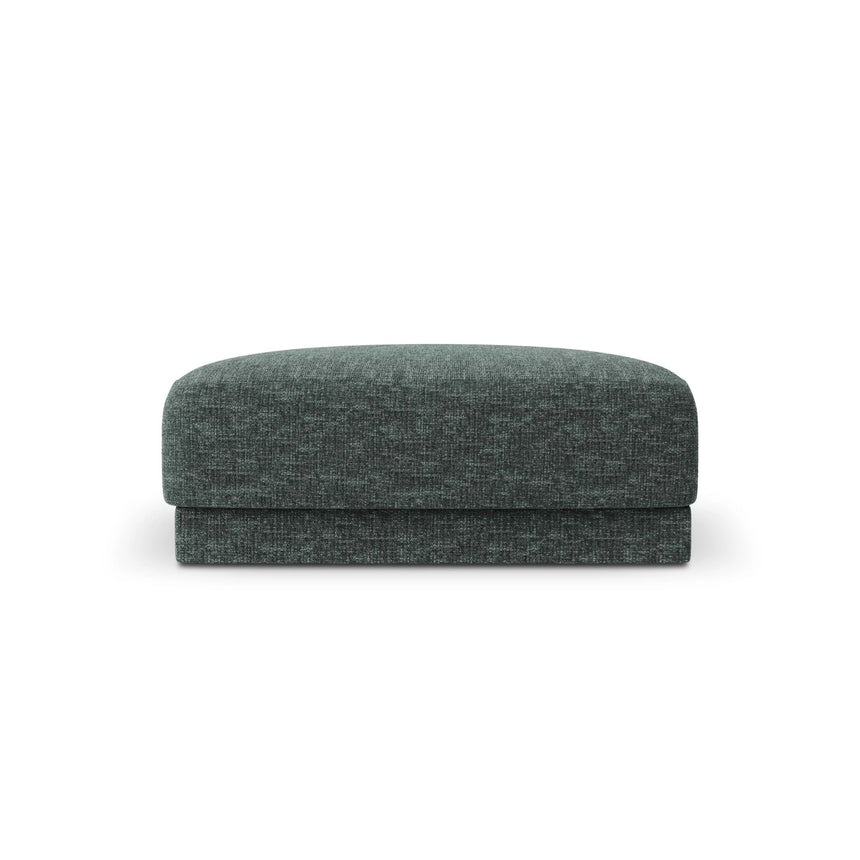 Miley Pouf aus Chenille in Petrol (Haga 78), 90x90 cm von Micadoni – Bild 1