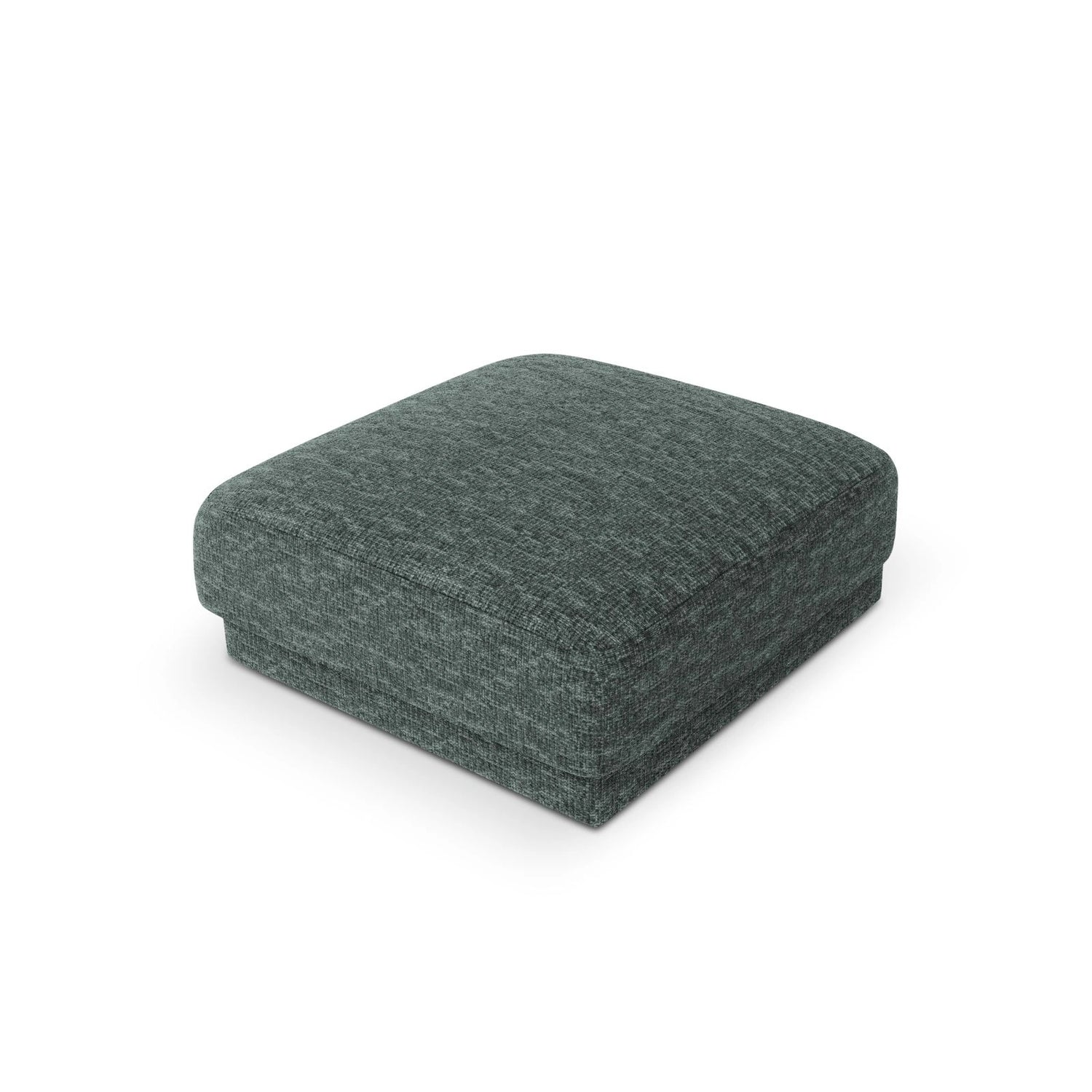 Miley Pouf aus Chenille in Petrol (Haga 78), 90x90 cm von Micadoni – Bild 4