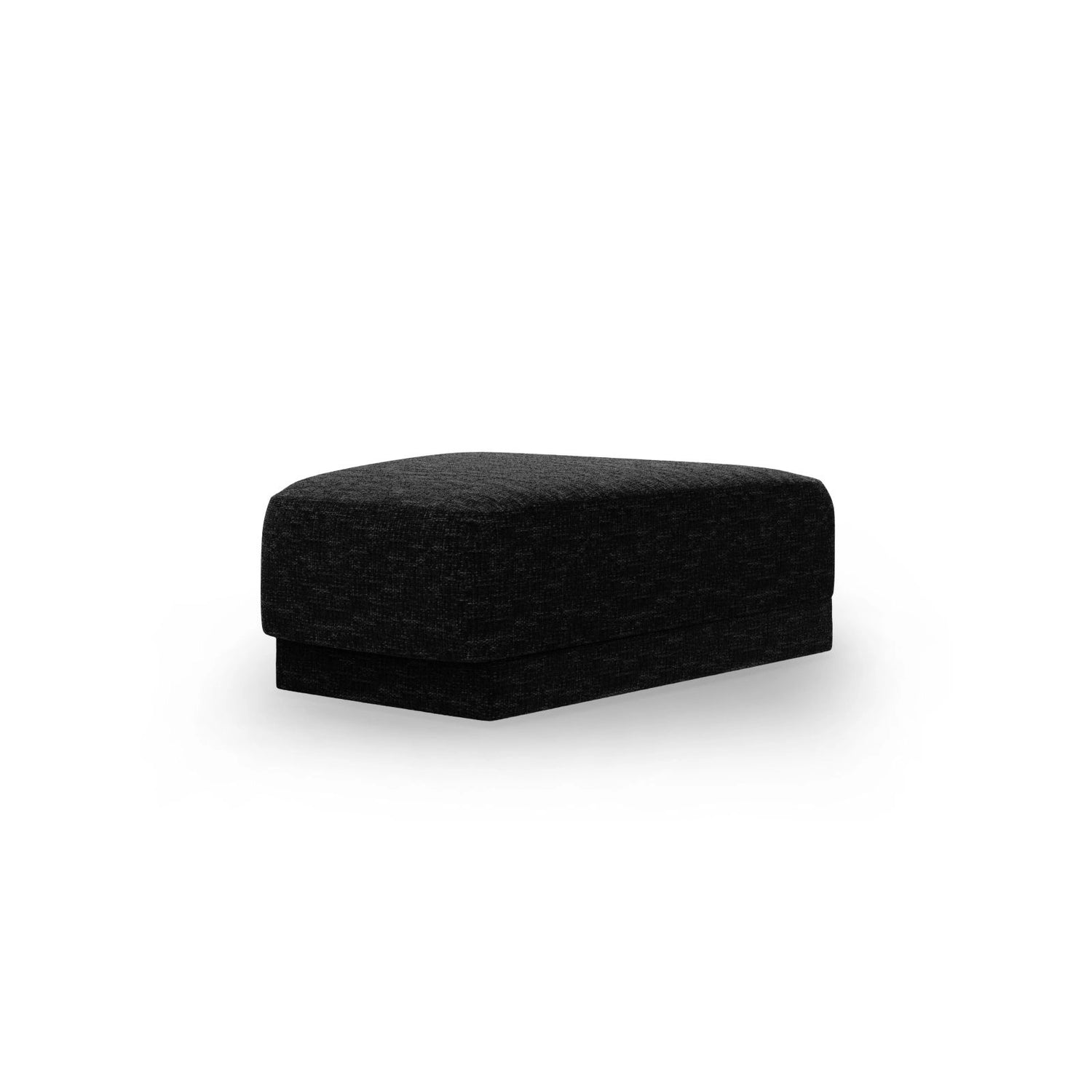 Miley Pouf aus Chenille in Schwarz (Haga 19), 88x79 cm von Micadoni – Bild 3