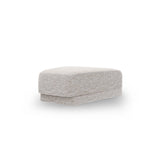 Miley Pouf aus Chenille in Silber (Eden 17 Silver), 88x79 cm von Micadoni – Bild 3