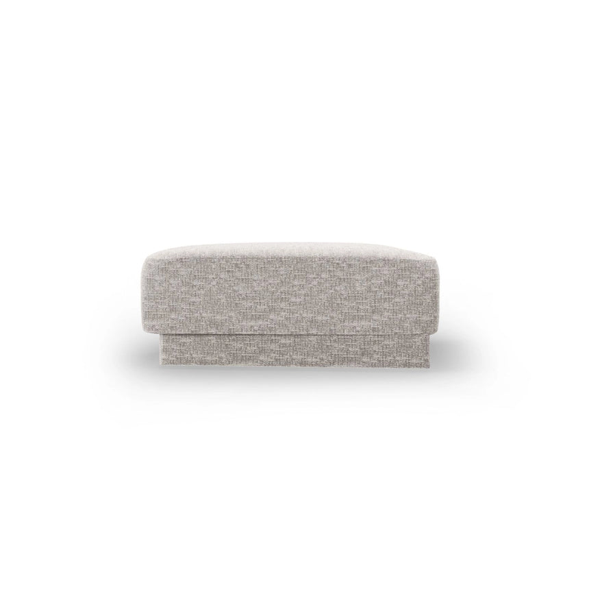 Miley Pouf aus Chenille in Silber (Eden 17 Silver), 88x79 cm von Micadoni – Bild 4