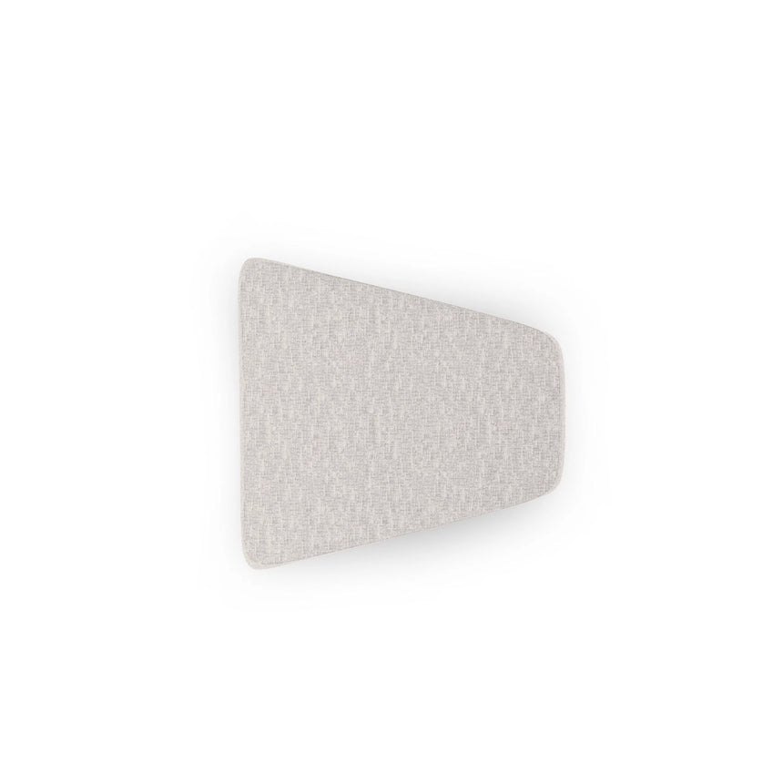 Miley Pouf aus Chenille in Silber (Eden 17 Silver), 88x79 cm von Micadoni – Bild 5