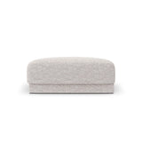 Miley Pouf aus Chenille in Silber (Eden 17 Silver), 90x90 cm von Micadoni – Bild 1