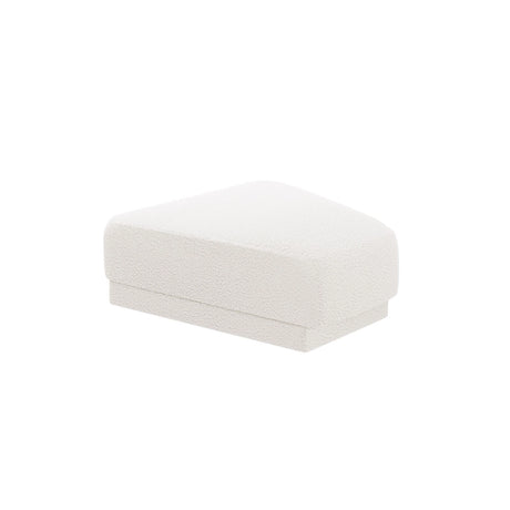Miley Pouf aus Samt, Boucle oder Chenille, 88x79 cm von Micadoni – Bild 1