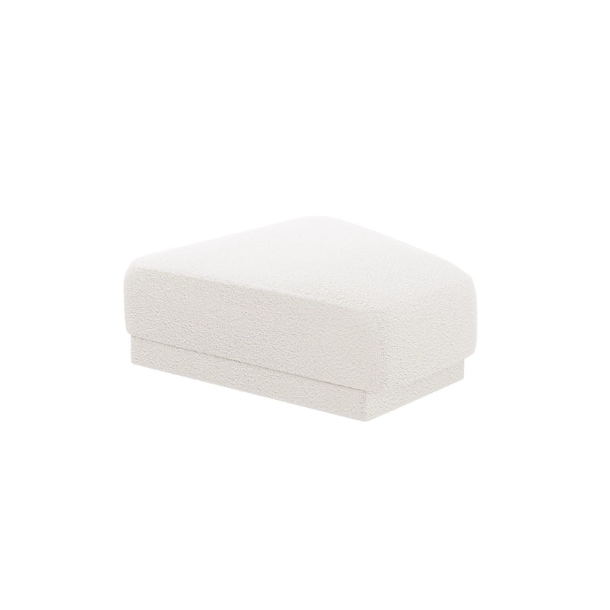 Miley Pouf aus Samt, Boucle oder Chenille, 88x79 cm von Micadoni – Bild 1