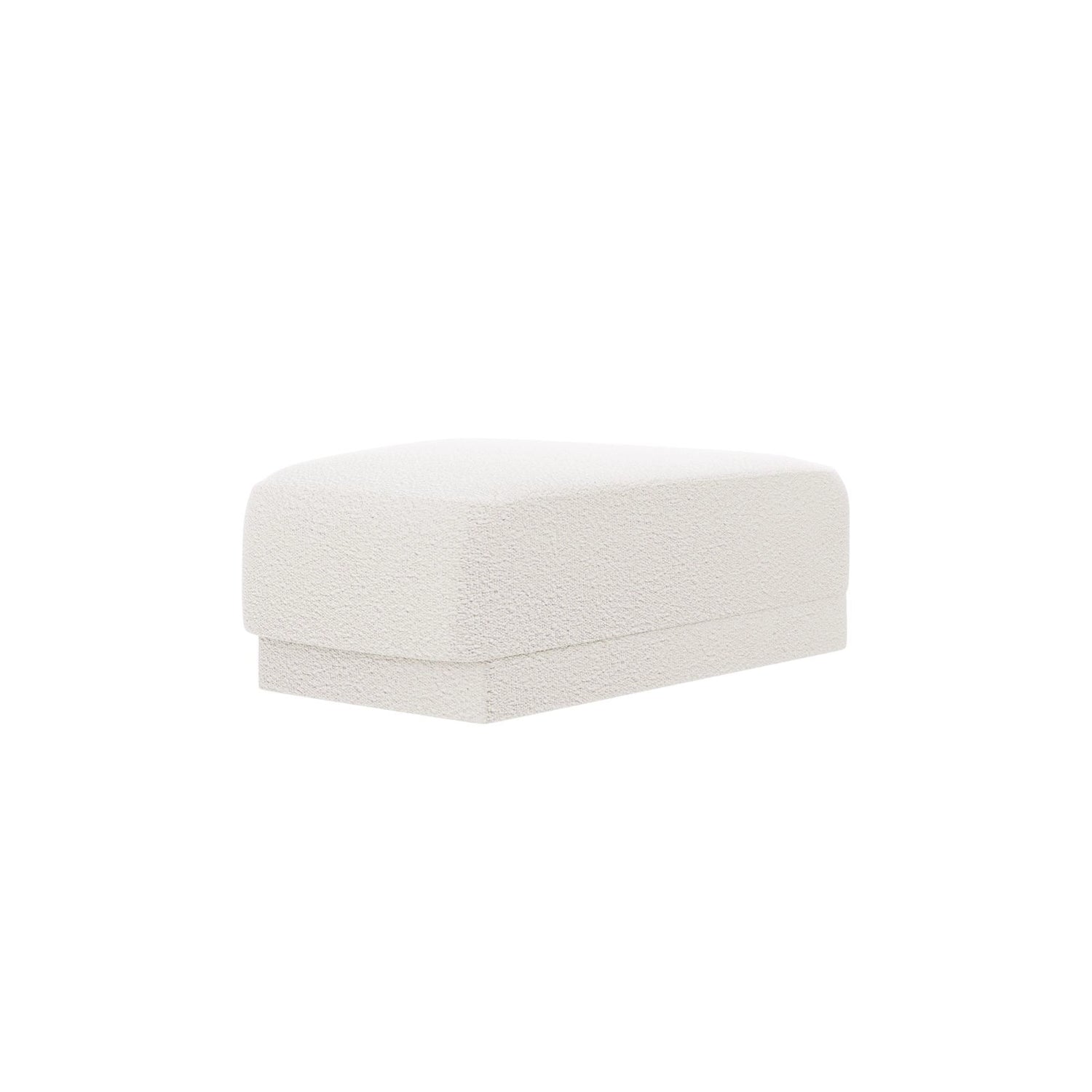 Miley Pouf aus Samt, Boucle oder Chenille, 88x79 cm von Micadoni – Bild 3