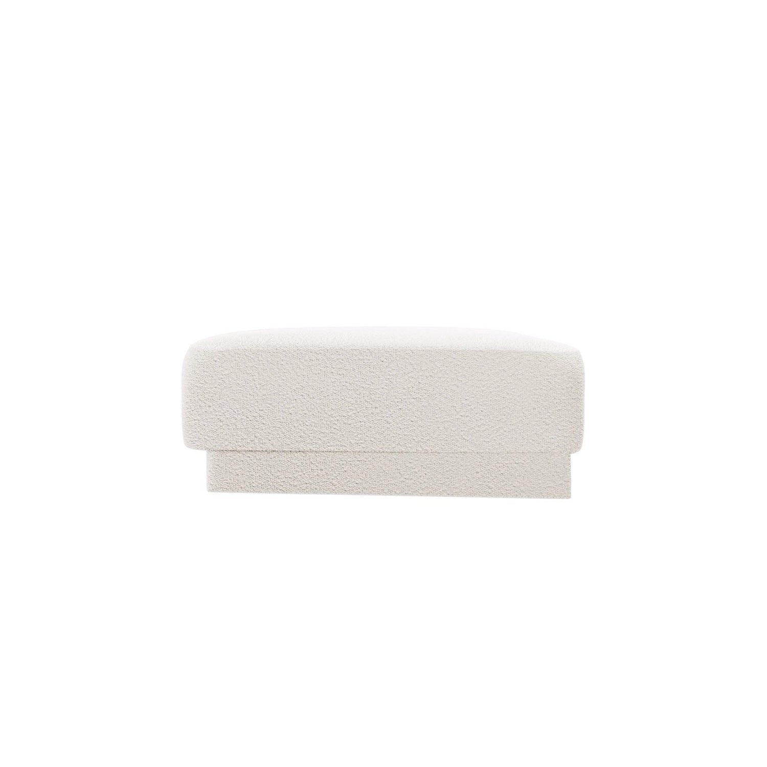 Miley Pouf aus Samt, Boucle oder Chenille, 88x79 cm von Micadoni – Bild 4