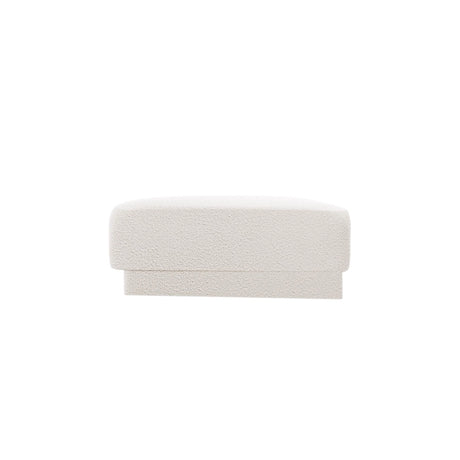 Miley Pouf aus Samt, Boucle oder Chenille, 88x79 cm von Micadoni – Bild 4