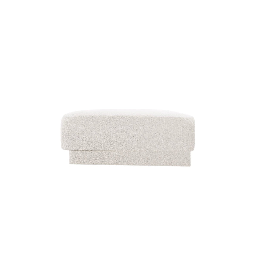 Miley Pouf aus Samt, Boucle oder Chenille, 88x79 cm von Micadoni – Bild 4