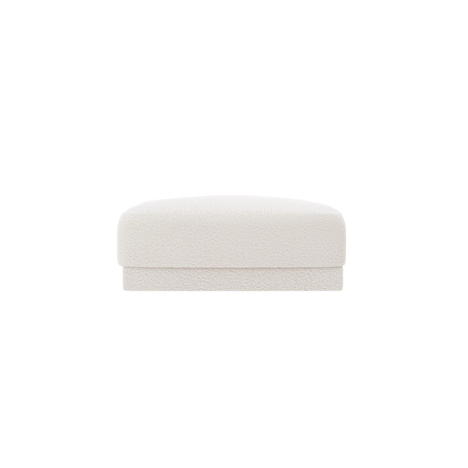Miley Pouf aus Samt, Boucle oder Chenille, 90x90 cm von Micadoni – Bild 1