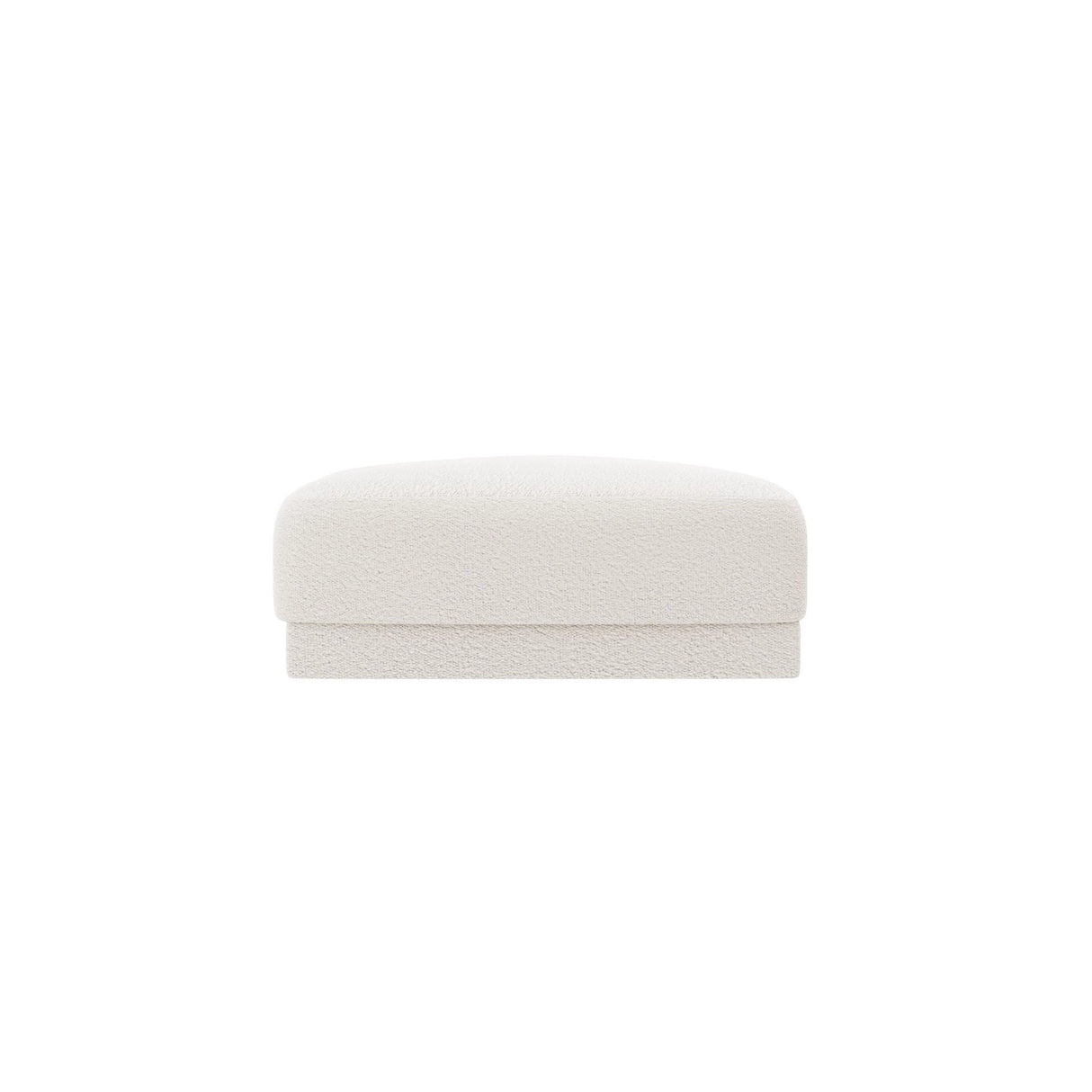 Miley Pouf aus Samt, Boucle oder Chenille, 90x90 cm von Micadoni – Bild 1