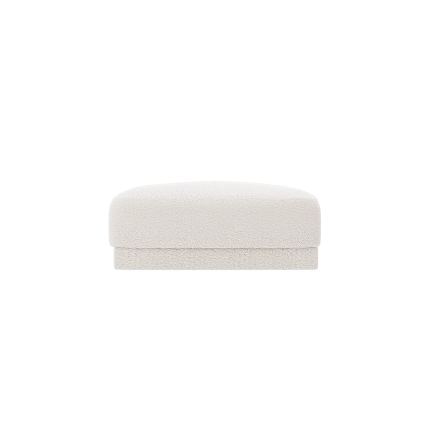 Miley Pouf aus Samt, Boucle oder Chenille, 90x90 cm von Micadoni – Bild 1