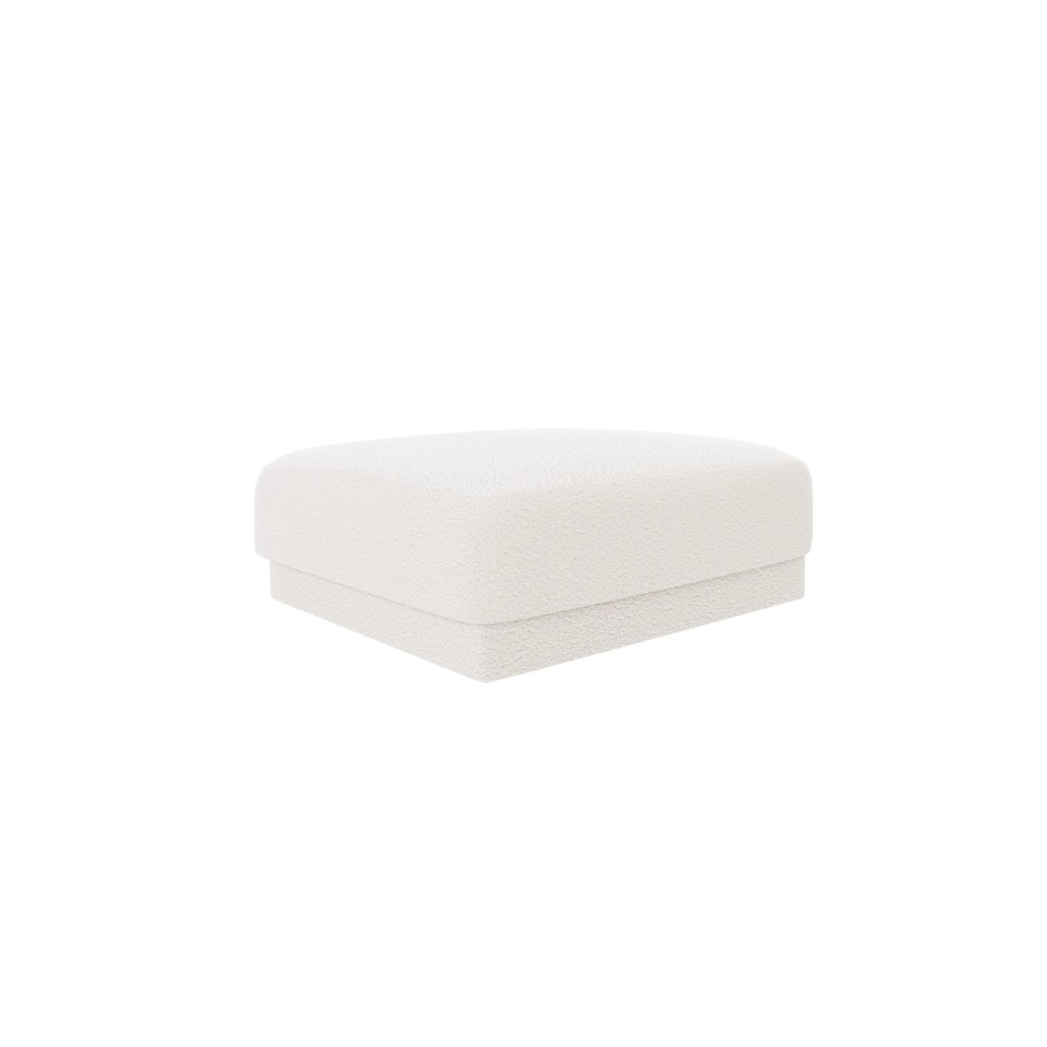 Miley Pouf aus Samt, Boucle oder Chenille, 90x90 cm von Micadoni – Bild 3