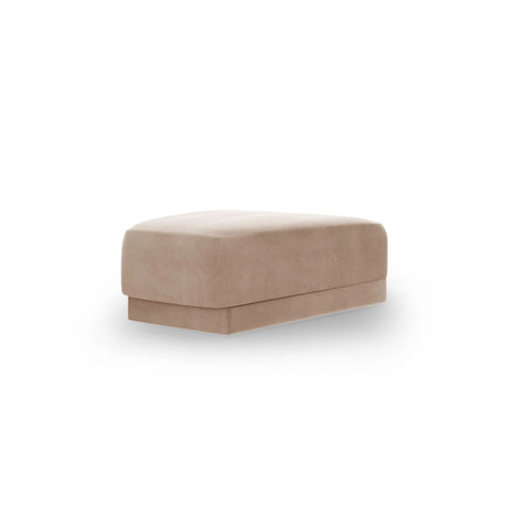 Miley Pouf aus Samt in Cappuccino (Bluvel 40), 88x79 cm von Micadoni – Bild 3