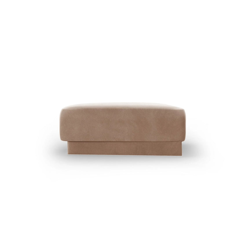 Miley Pouf aus Samt in Cappuccino (Bluvel 40), 88x79 cm von Micadoni – Bild 4