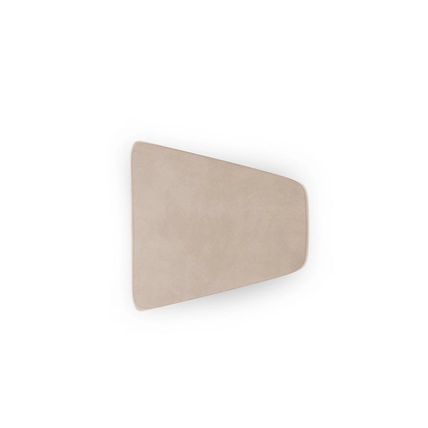 Miley Pouf aus Samt in Cappuccino (Bluvel 40), 88x79 cm von Micadoni – Bild 5