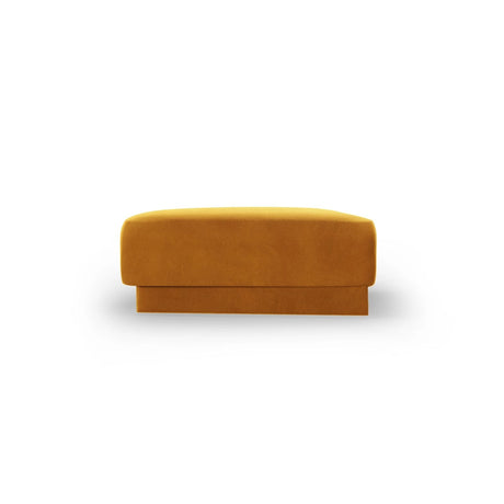 Miley Pouf aus Samt in Gelb (Bluvel 68), 88x79 cm von Micadoni – Bild 4