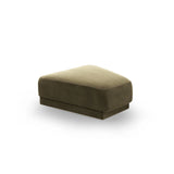 Miley Pouf aus Samt in Grün (Bluvel 77), 88x79 cm von Micadoni – Bild 1