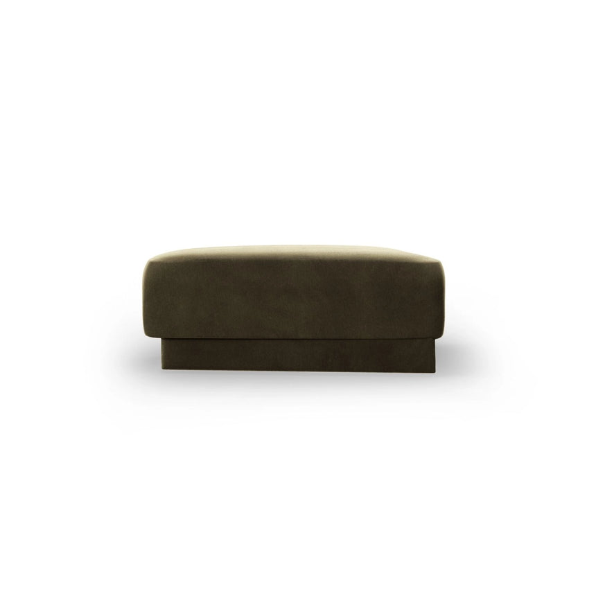 Miley Pouf aus Samt in Grün (Bluvel 77), 88x79 cm von Micadoni – Bild 4