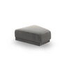 Miley Pouf aus Samt in Hellgrau (Bluvel 13), 88x79 cm von Micadoni – Bild 1