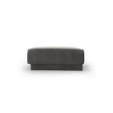 Miley Pouf aus Samt in Hellgrau (Bluvel 13), 88x79 cm von Micadoni – Bild 4