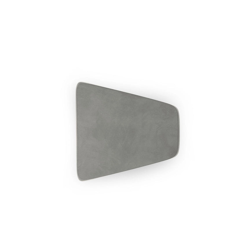 Miley Pouf aus Samt in Hellgrau (Bluvel 13), 88x79 cm von Micadoni – Bild 5
