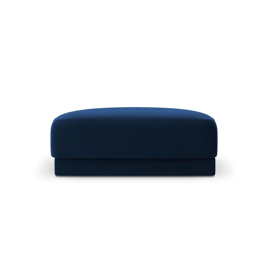 Miley Pouf aus Samt in Königsblau (Bluvel 86), 90x90 cm von Micadoni – Bild 1