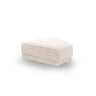 Miley Pouf aus Samt in Leichtes Beige (Bluvel 22), 88x79 cm von Micadoni – Bild 1